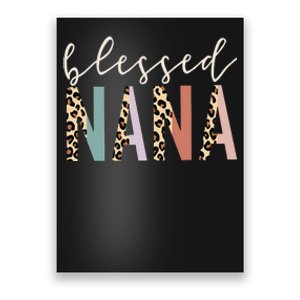 Blessed Nana Cute Leopard happy mother's day Poster