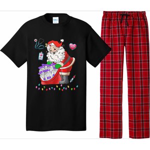 Botox Nurse Christmas Aesthetic Nurse Injecto Botox Santa Pajama Set