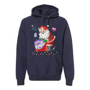 Botox Nurse Christmas Aesthetic Nurse Injecto Botox Santa Premium Hoodie