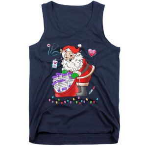 Botox Nurse Christmas Aesthetic Nurse Injecto Botox Santa Tank Top