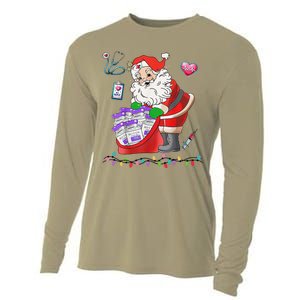 Botox Nurse Christmas Aesthetic Nurse Injecto Botox Santa Cooling Performance Long Sleeve Crew