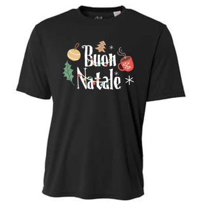 Buon Natale Christmas Italy Italians Gift Cooling Performance Crew T-Shirt