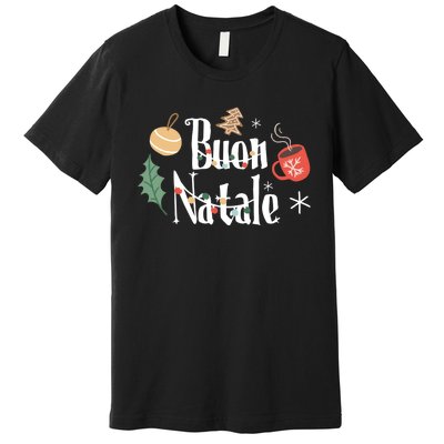 Buon Natale Christmas Italy Italians Gift Premium T-Shirt