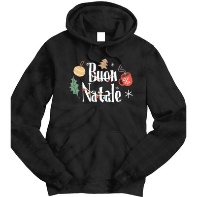 Buon Natale Christmas Italy Italians Gift Tie Dye Hoodie