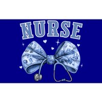 Blue Nurse Coquette Bow Stethoscope Nursing Medical Doctor Cool Gift Bumper Sticker