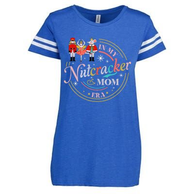 Ballet Nutcracker Christmas In My Nutcracker Mom Era Enza Ladies Jersey Football T-Shirt