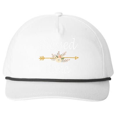 Blessed Nana Cute Mothers Day Gifts Snapback Five-Panel Rope Hat