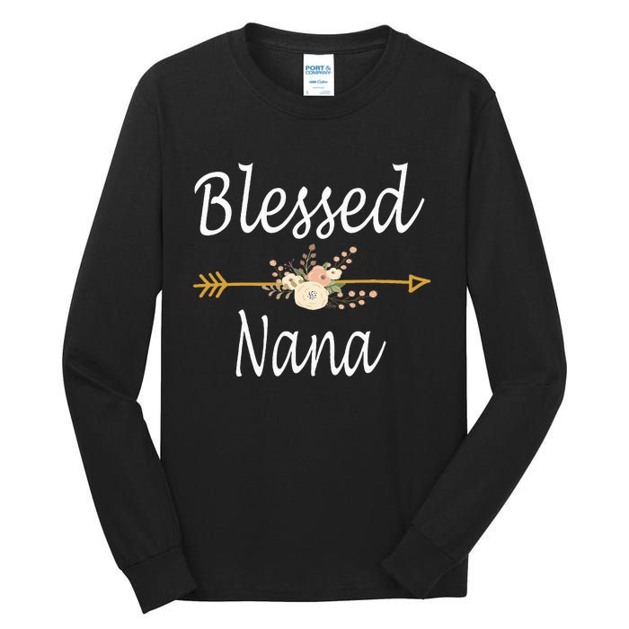 Blessed Nana Cute Mothers Day Gifts Tall Long Sleeve T-Shirt