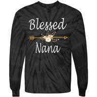 Blessed Nana Cute Mothers Day Gifts Tie-Dye Long Sleeve Shirt