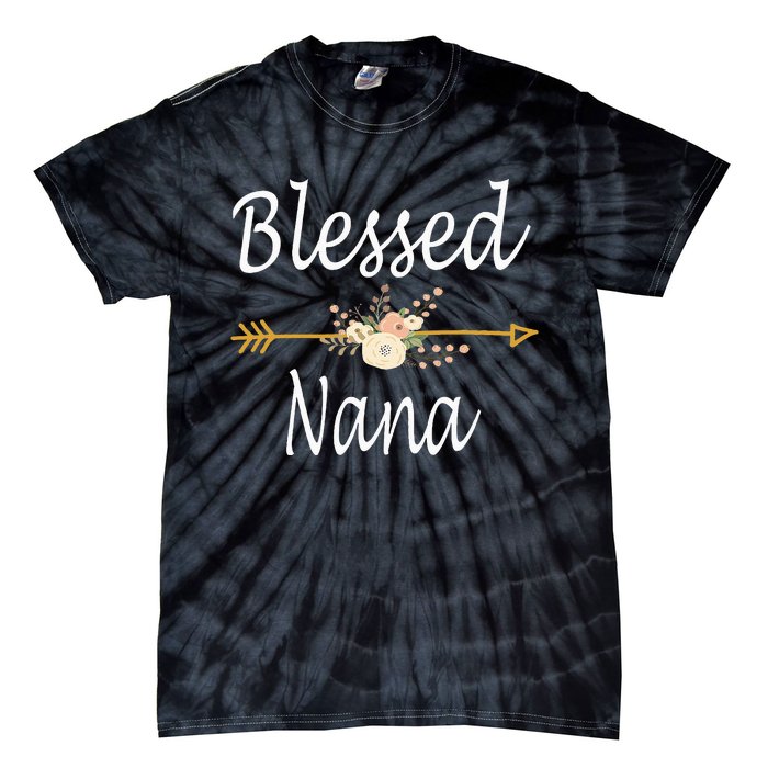 Blessed Nana Cute Mothers Day Gifts Tie-Dye T-Shirt