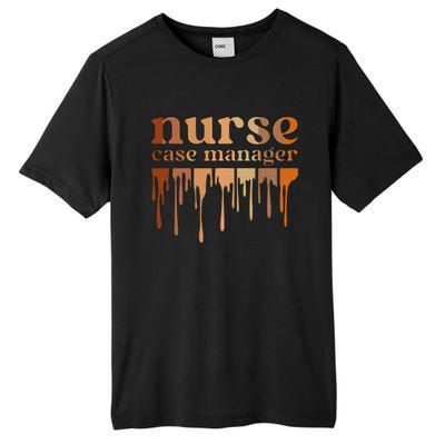 Black Nurse Case Manager African American Case Management Tall Fusion ChromaSoft Performance T-Shirt