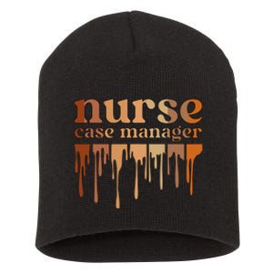 Black Nurse Case Manager African American Case Management Short Acrylic Beanie