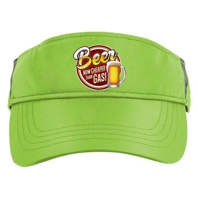 Beer Now Cheaper Than Gas! Adult Drive Performance Visor