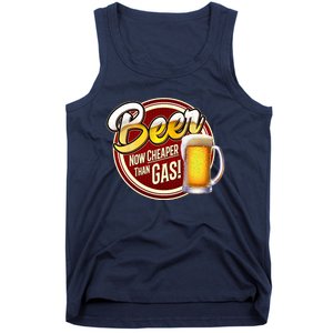 Beer Now Cheaper Than Gas! Tank Top