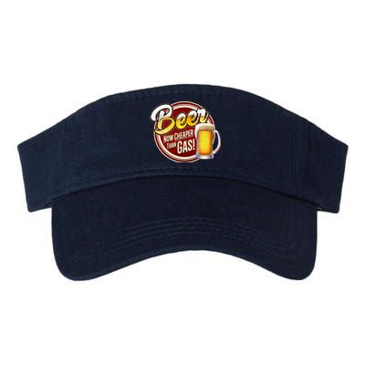 Beer Now Cheaper Than Gas! Valucap Bio-Washed Visor