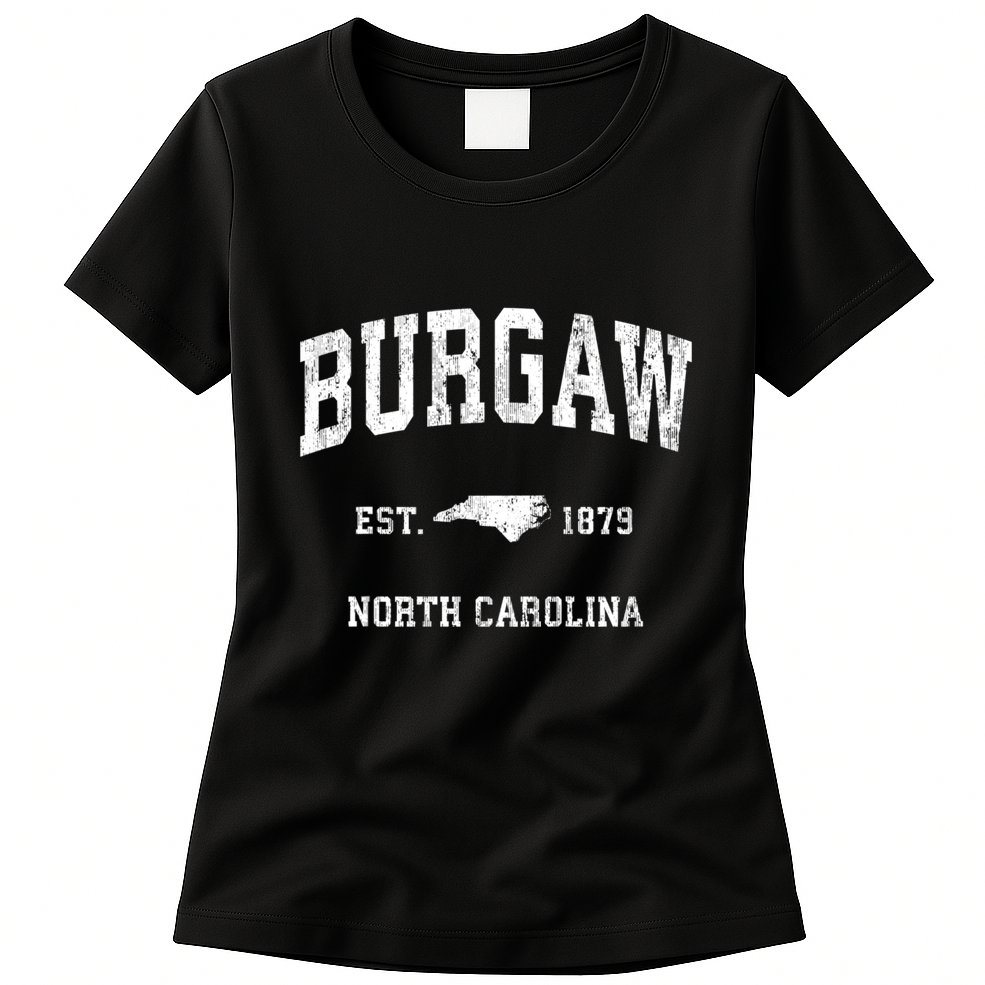 Burgaw North Carolina Nc Vintage Athletic Womens T-Shirt
