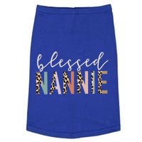 Blessed Nannie Cute Leopard Print Gift Doggie Tank