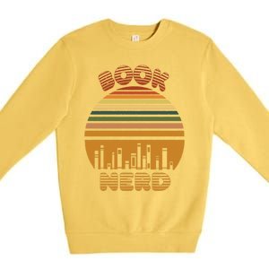 Book Nerd Cute Gift Premium Crewneck Sweatshirt