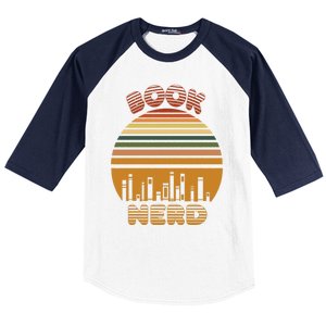 Book Nerd Cute Gift Baseball Sleeve Shirt