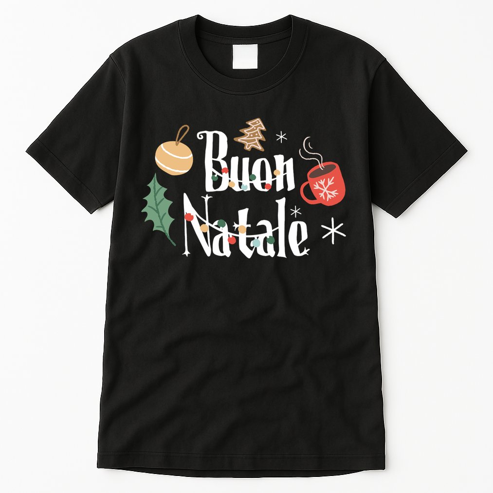 Buon Natale Christmas Italy Italians Long Sleeve Tall T-Shirt