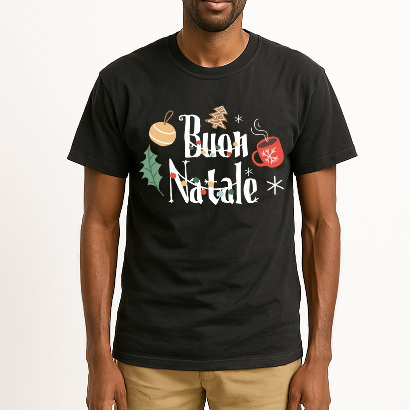 Buon Natale Christmas Italy Italians Long Sleeve Tall T-Shirt