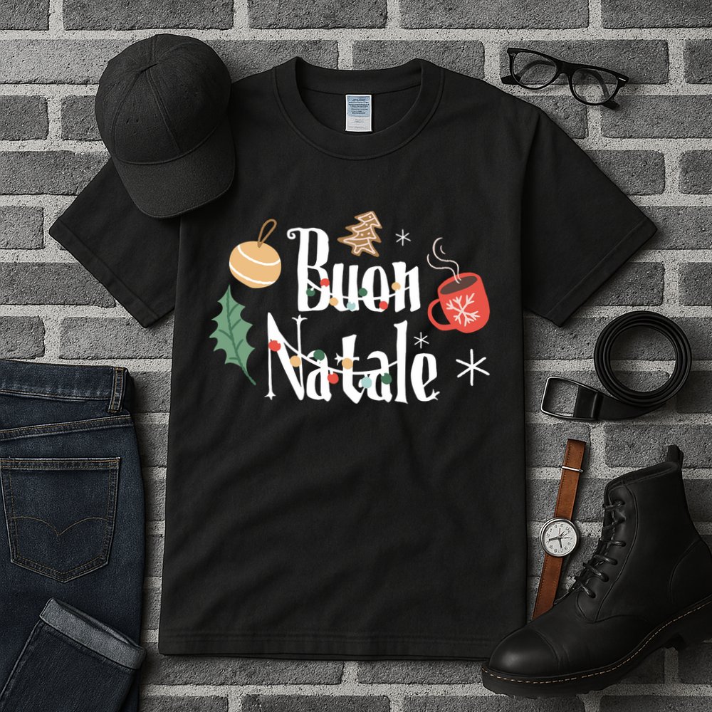 Buon Natale Christmas Italy Italians Long Sleeve Tall T-Shirt