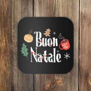 Buon Natale Christmas Italy Italians Long Sleeve Coaster