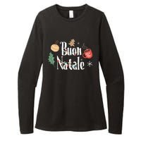 Buon Natale Christmas Italy Italians Long Sleeve Womens CVC Long Sleeve Shirt