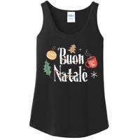 Buon Natale Christmas Italy Italians Long Sleeve Ladies Essential Tank