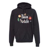 Buon Natale Christmas Italy Italians Long Sleeve Premium Hoodie