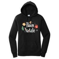 Buon Natale Christmas Italy Italians Long Sleeve Women's Pullover Hoodie