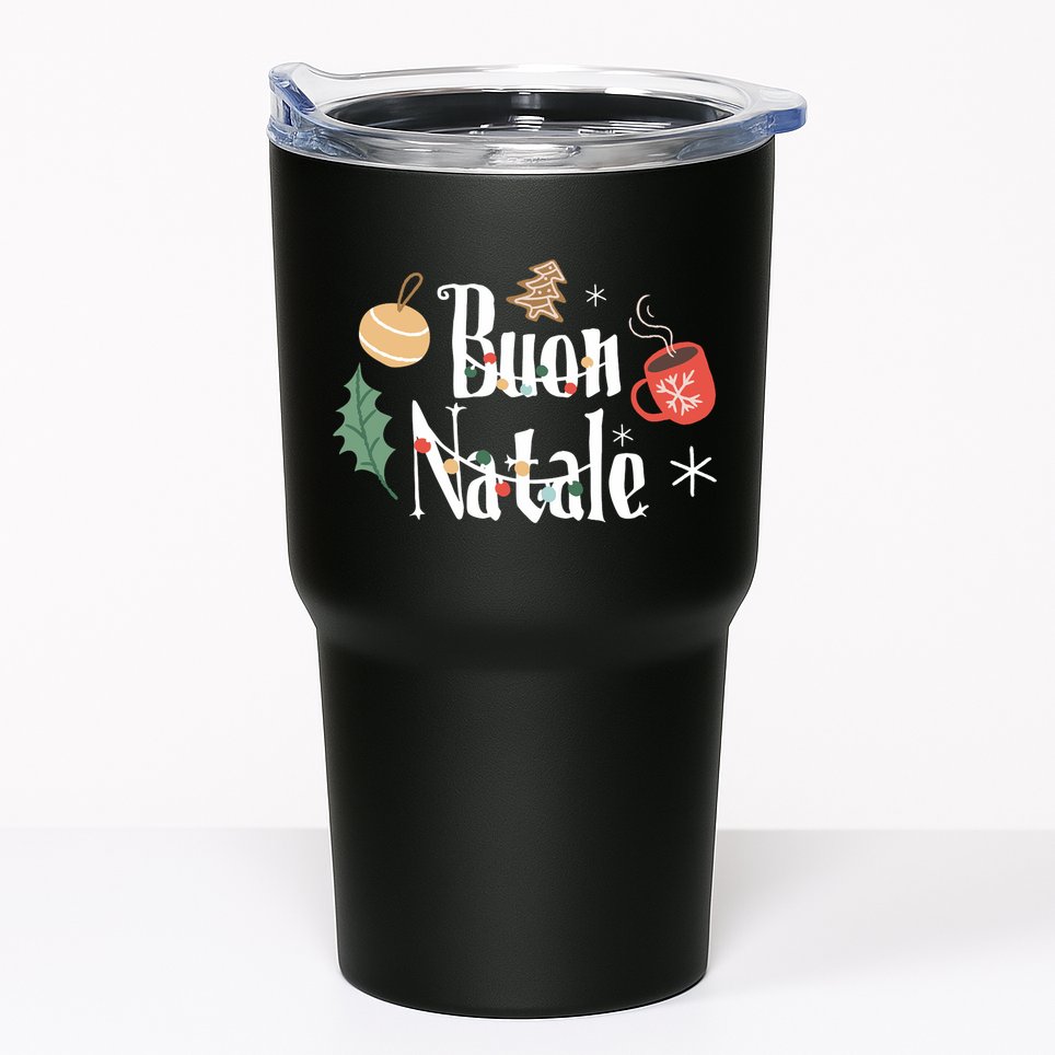 Buon Natale Christmas Italy Italians Long Sleeve Tumbler