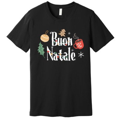 Buon Natale Christmas Italy Italians Long Sleeve Premium T-Shirt