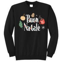 Buon Natale Christmas Italy Italians Long Sleeve Tall Sweatshirt