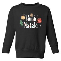 Buon Natale Christmas Italy Italians Long Sleeve Toddler Sweatshirt