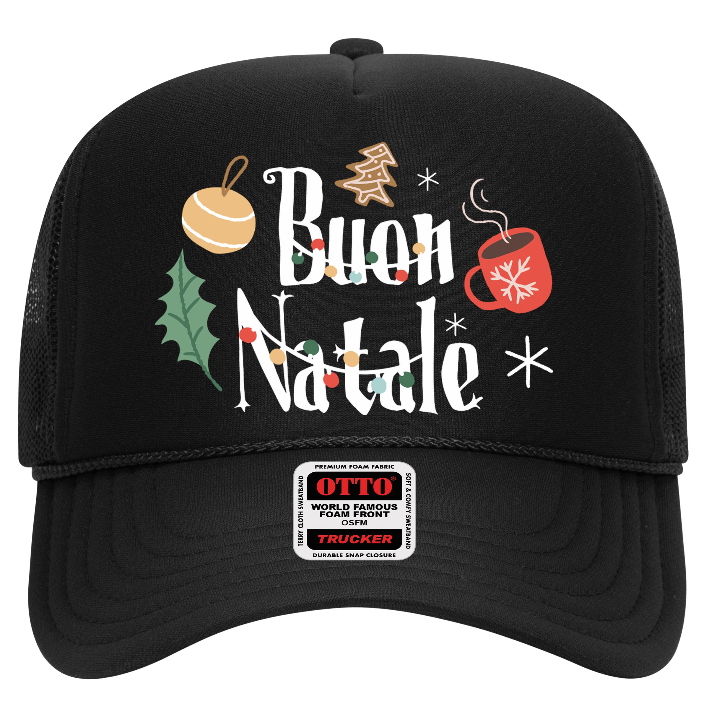 Buon Natale Christmas Italy Italians Long Sleeve Hat