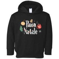 Buon Natale Christmas Italy Italians Long Sleeve Toddler Hoodie