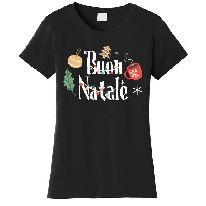 Buon Natale Christmas Italy Italians Long Sleeve Women's T-Shirt