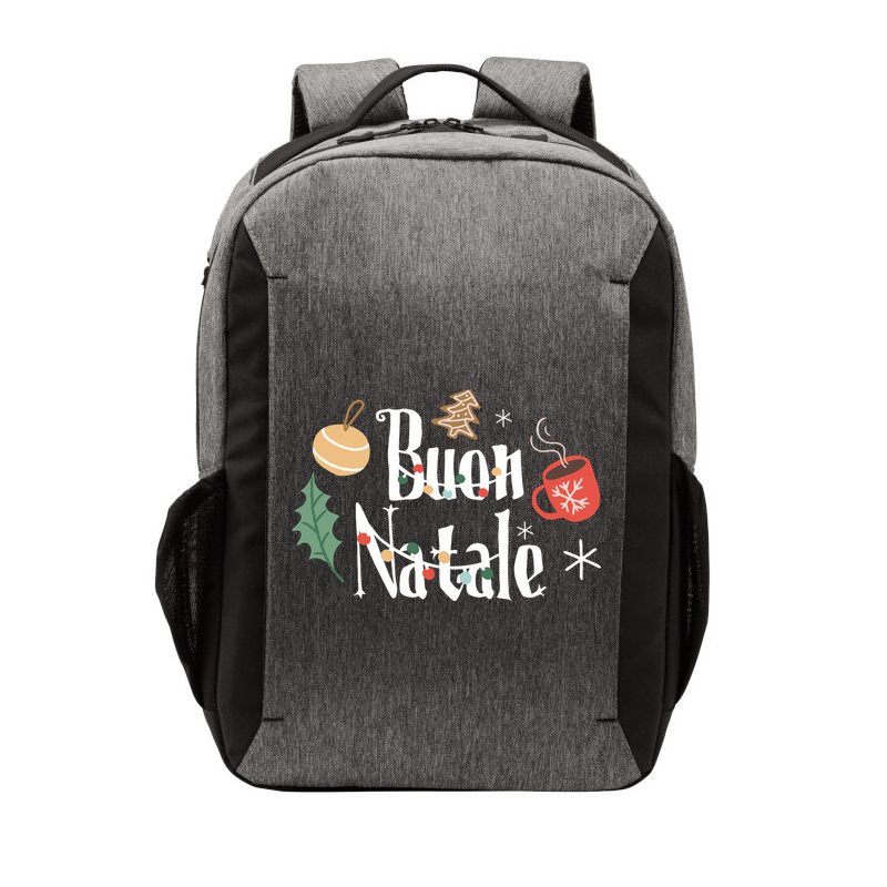 Buon Natale Christmas Italy Italians Long Sleeve Vector Backpack