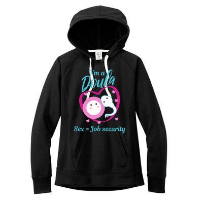 Birth Nurse Cute Labor Coach Prenatal Fetus Gift Women's Fleece Hoodie