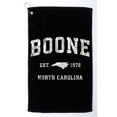 Boone North Carolina Nc Vintage Athletic Sports Golf Towel