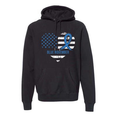 Blue November Diabetes Awareness Premium Hoodie