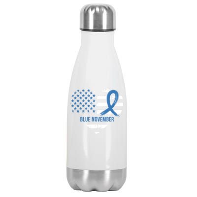 Blue November Diabetes Awareness Gift Stainless Steel Insulated Water Bottle