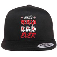 Best Ninja Dad Ever Funny Dad T Flat Bill Trucker Hat