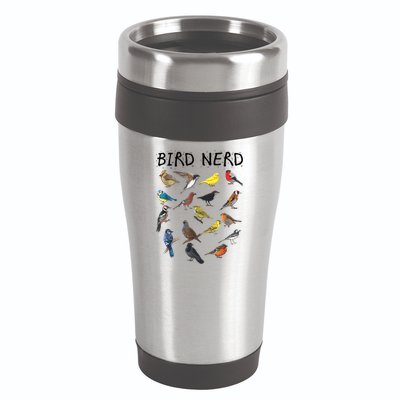 Bird Nerd Different Kinds Of Bird Gift Cute Bird Gift 16oz Travel Tumbler