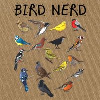 Bird Nerd Different Kinds Of Bird Gift Cute Bird Gift Cotton Canvas Backpack