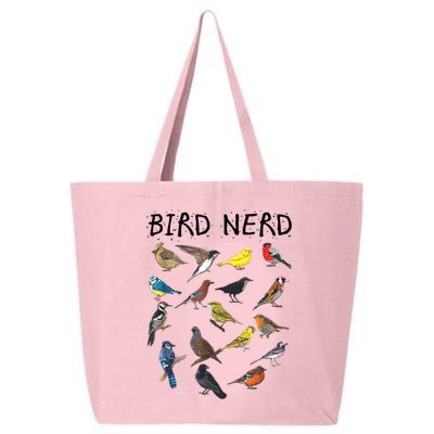 Bird Nerd Different Kinds Of Bird Gift Cute Bird Gift 25L Jumbo Tote
