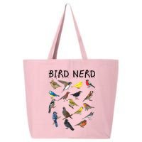 Bird Nerd Different Kinds Of Bird Gift Cute Bird Gift 25L Jumbo Tote