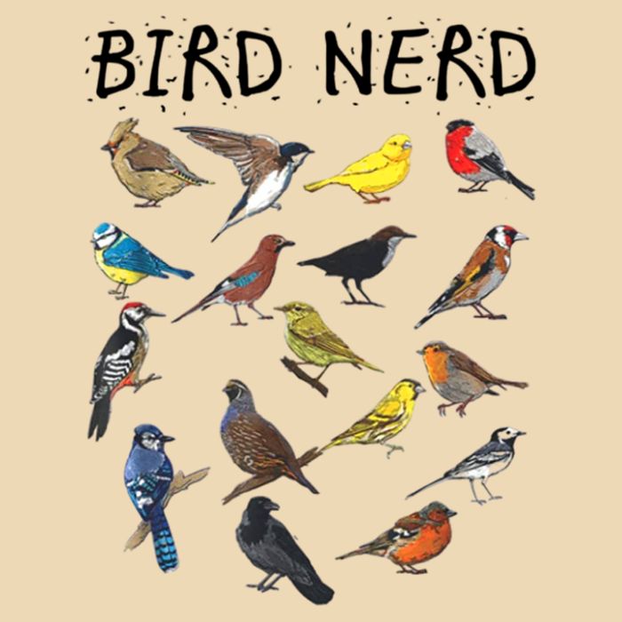 Bird Nerd Different Kinds Of Bird Gift Cute Bird Gift Drawstring Bag