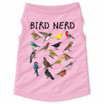 Bird Nerd Different Kinds Of Bird Gift Cute Bird Gift Doggie Tank